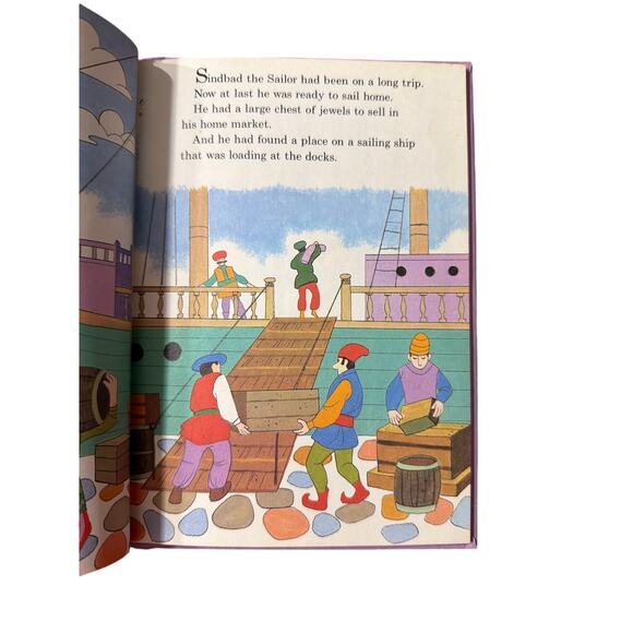 Disney's Sindbad and the Robber Birds Wonderful World of Reading Hardcover Book - Picture 8 of 10